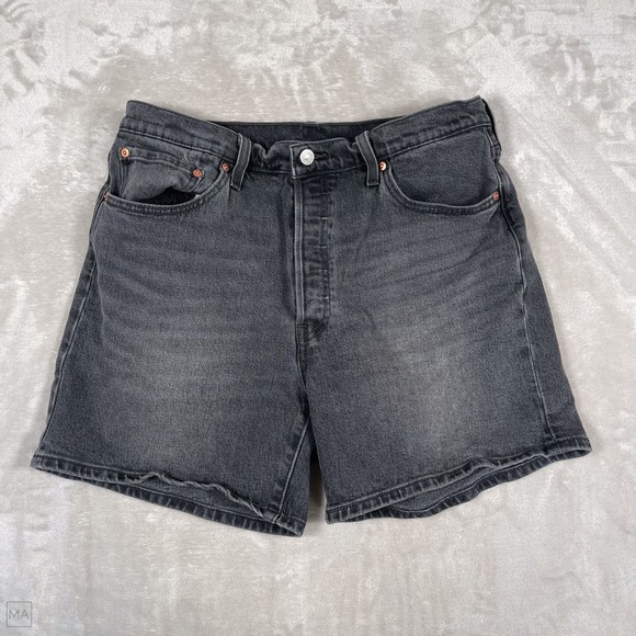 Levi's Pants - Levi's Women's 501 Shorts Denim Button Fly Casual 34 Gray